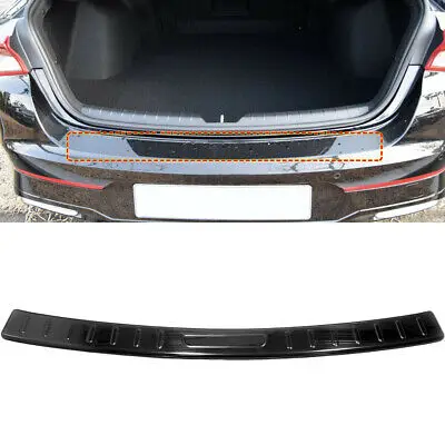 

Черная внешняя защитная накладка на задний бампер для Kia Optima K5 2020-2021