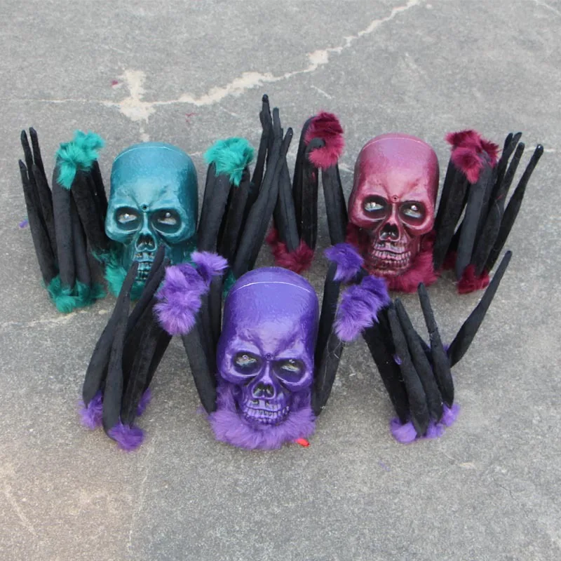 

Halloween Ghost Festival Escape the Room Haunted House Bar KTV Scene Decoration Props Voice Control Mobile Spider