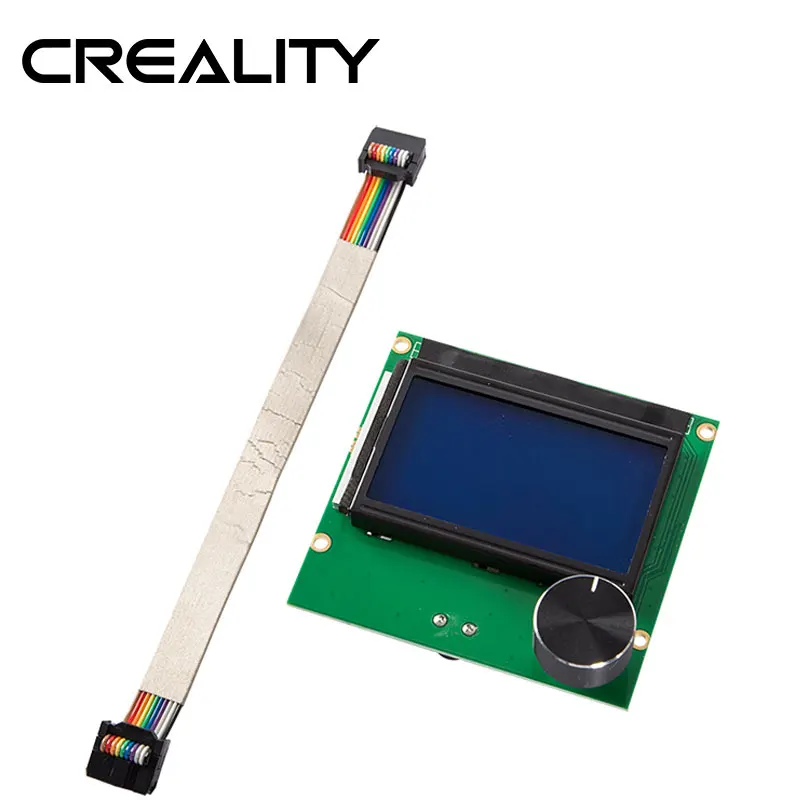 CREALITY 3d принтер части контроллера RAMPS 1 4 lcd 12864 панель управления синий экран +