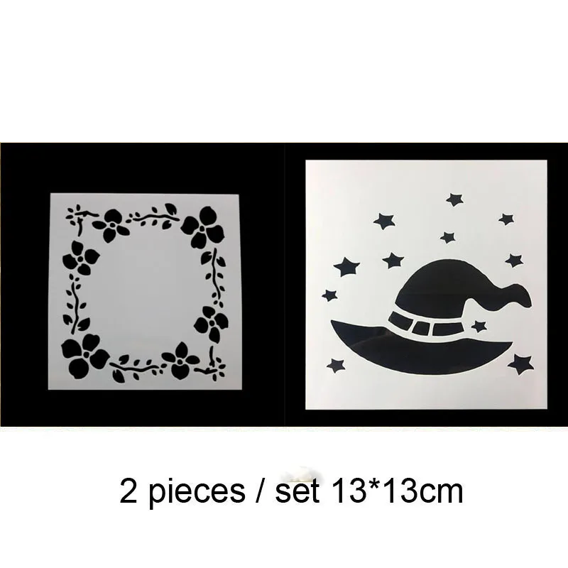 2 шт гирлянды трафареты шаблон для рисования пластиковые картин фотоальбом