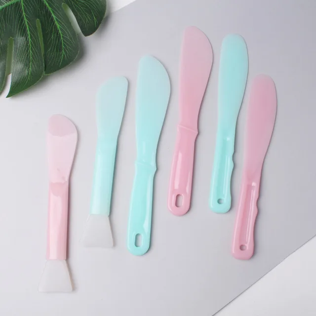 

1Pc Facial Cream Mask Spatulas Spoons Cosmetic Skin Care Face Cream Scoops Mud Mask Mixing Tools 3 Styles Mask Stirring Spoon