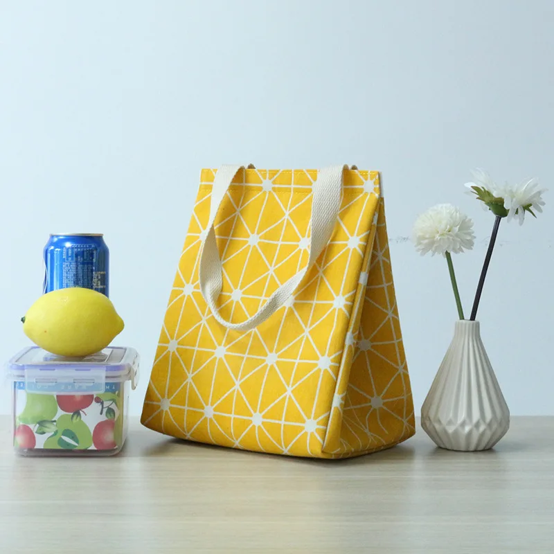 

2021 New Outdoor Insulated Lunch Bag Oxford Cloth Thickened Aluminum Foil Picnic Insulated Bag Camping Lunch Bag