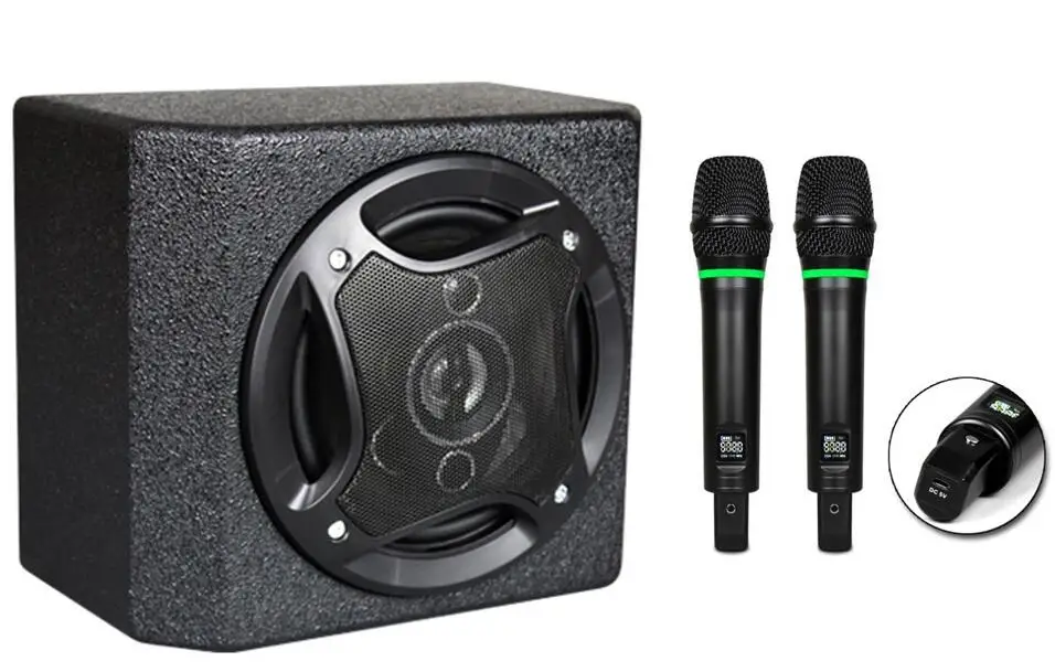 Lithium Microphone B18 портативный PA динамик с Bluetooth беспроводной микрофон для Dj Караоке часть a solo акустическая производительность компьютерные колонки - Цвет: Lithium Microphone