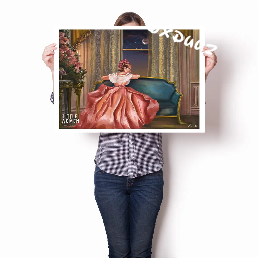 Американский фильм любви маленькие женщины пропагандистский постер семейный