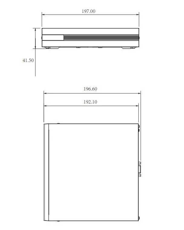 Dahua 4CH 8CH EZ IP NVR NVR1B04HC/E NVR1B08HC/E Smart H.265 + H.264 ONVIF 4/8 Channel Cooper 1U сетевой