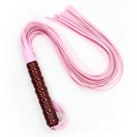 horse riding cropequestrian whipssoft faux leather harness handle whip teaching training tool