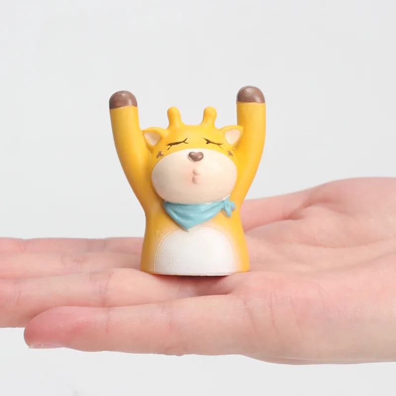 Настольные папки Сообщений милые маленькие животные Форма заметки карта