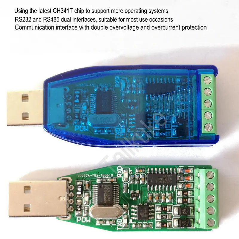Последовательный преобразователь USB в 485 232 от промышленного к последовательному