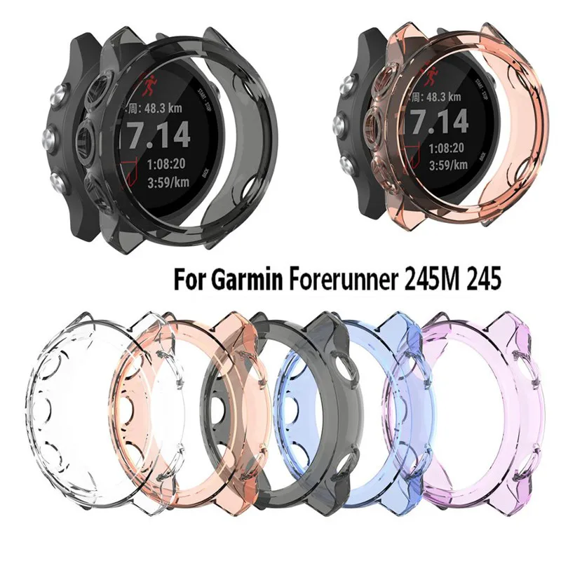 Чехол из ТПУ для Garmin 245 защитный чехол часов рамка Forerunner245/245M силиконовый