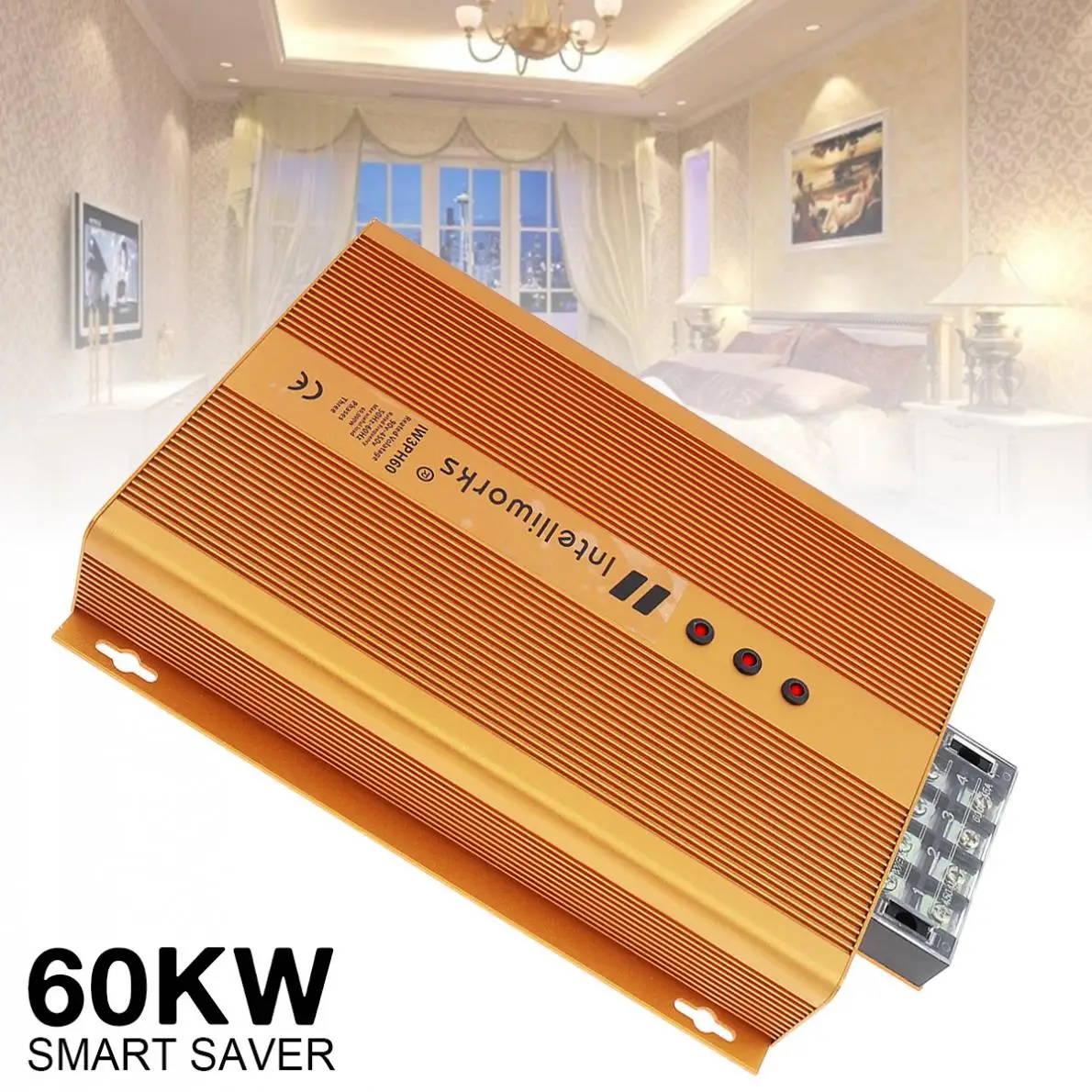 

Gold 60000W 90-450V Intelligent Electricity Saving Box Three Phase Industrial Power Energy Saver for Factory Industry Enterprise