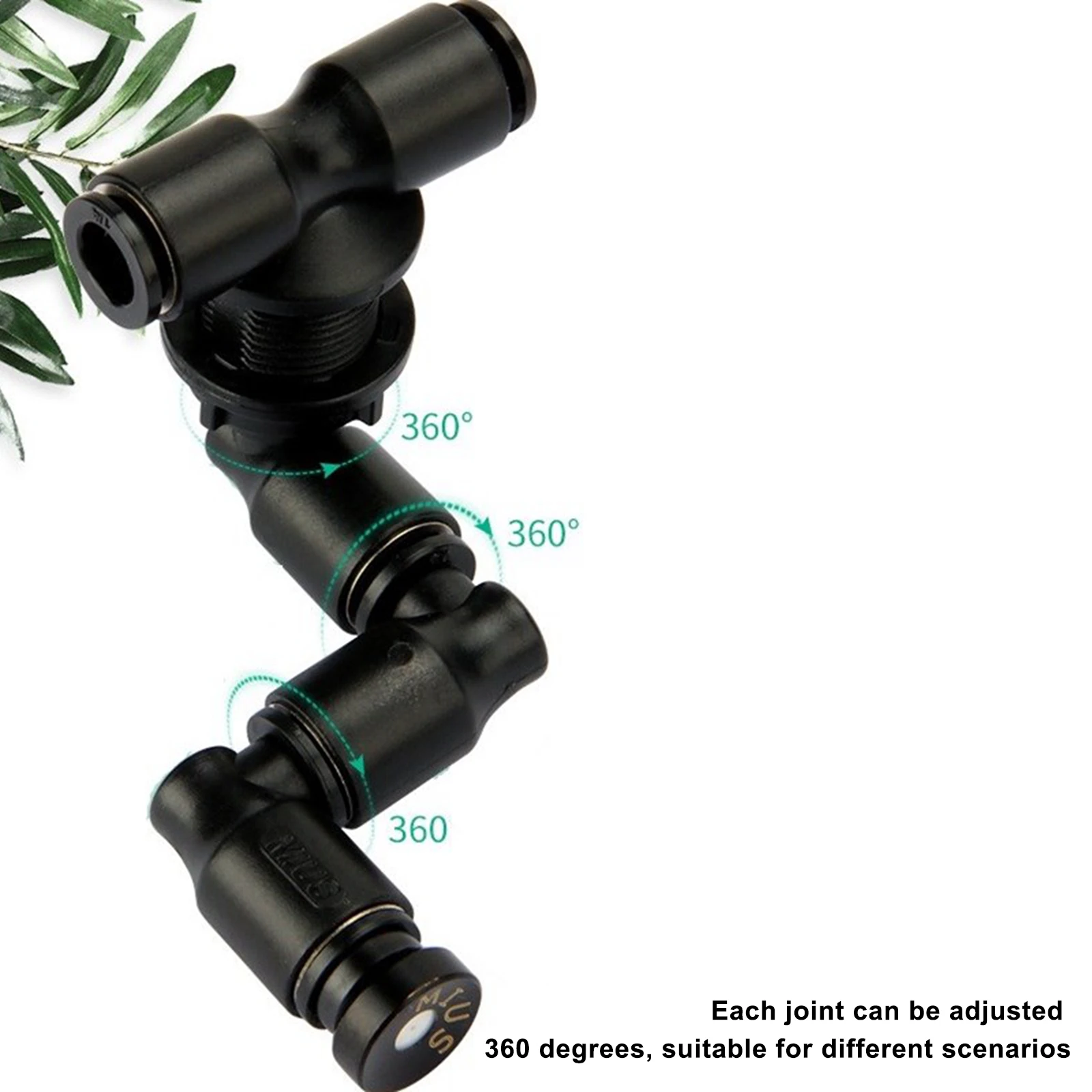 

Reptiles Fogger Mist Sprinkler Rainforest Tank 360 Adjustable Aquarium Aquatic Pet Cooling System