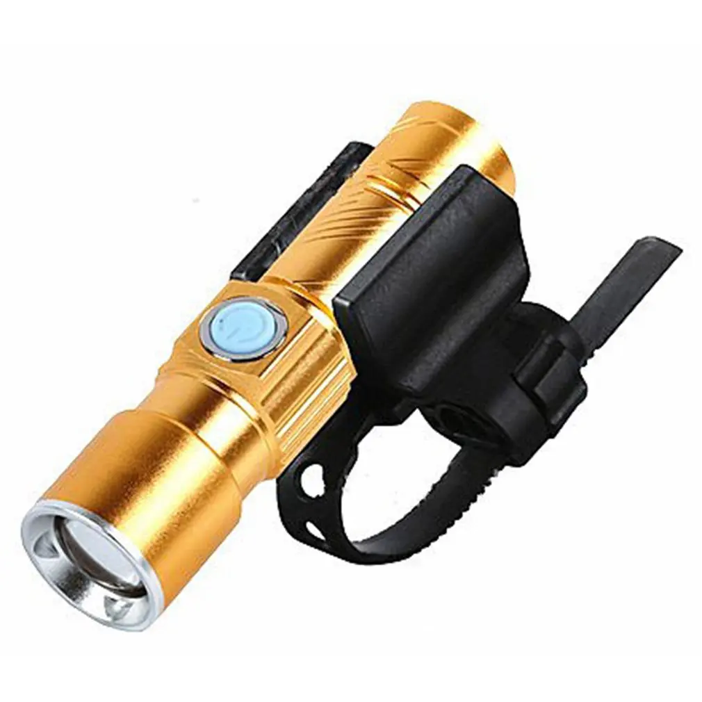 Мощный фонарик Usb зарядка мини велосипедные фары освещение USB порт для