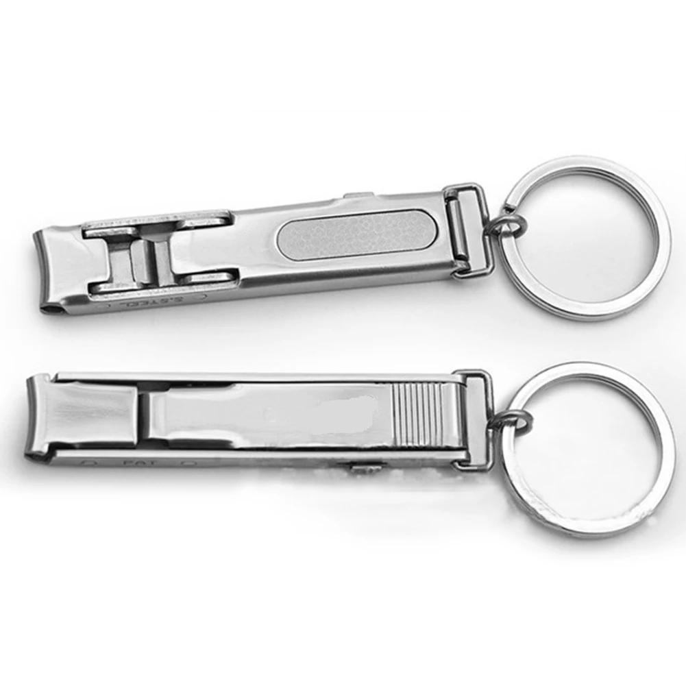 Прочный карман с кольцом для ключей тонкий клипер ногтей Rustproof из нержавеющей