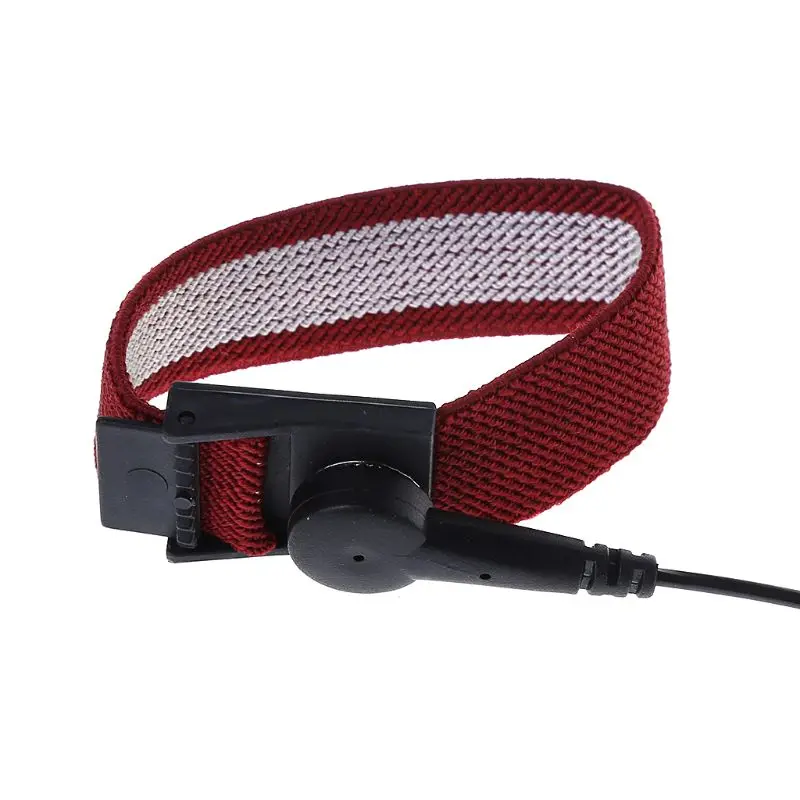 Антистатический ремешок на запястье полоса разряда регулируемый браслет