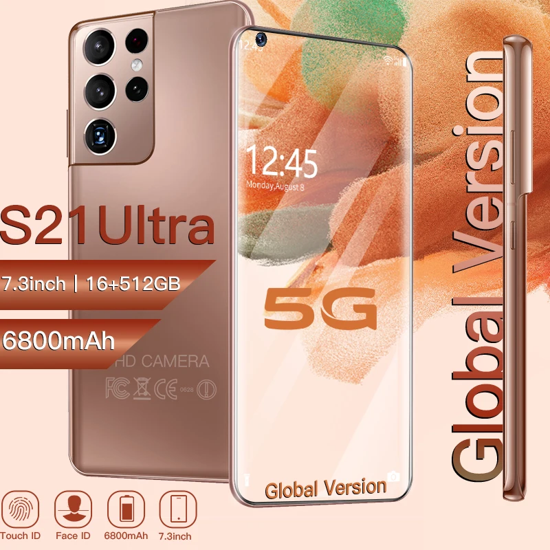 

Смартфон Global S21 Ultra на базе Android 10, 512 ГБ