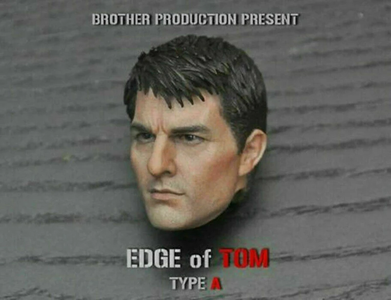 1/6 том круиз голова Лепка Вильям Кейдж резная агент кожаный костюм одежда