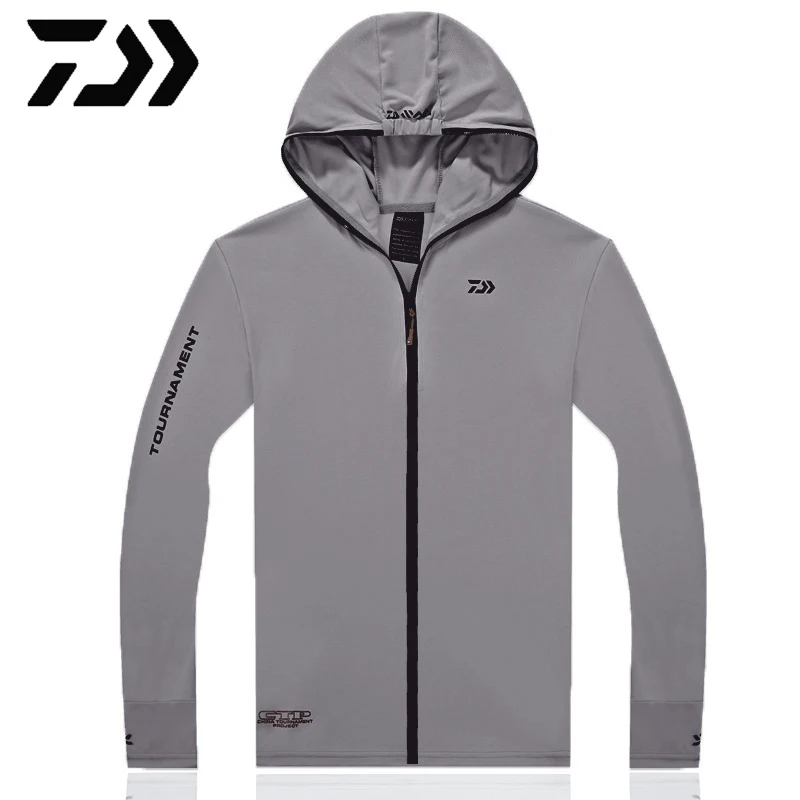 Мужская куртка для рыбалки с защитой от ультрафиолета дышащая быстросохнущая