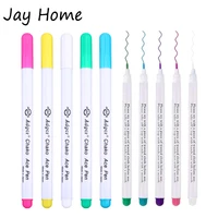 16pcs ink disappearing fabric marker pen diy cross stitch water erasable pen dressmaking tailors pen for quilting sewing tools