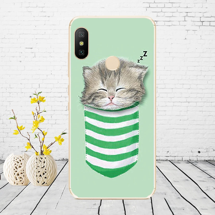 K23 Силиконовый чехол для Xiaomi mi A2 LITE, чехол с полной защитой, мягкая задняя крышка из ТПУ, чехол для телефона s для Xio mi A2 LITE, бампер - Цвет: K23