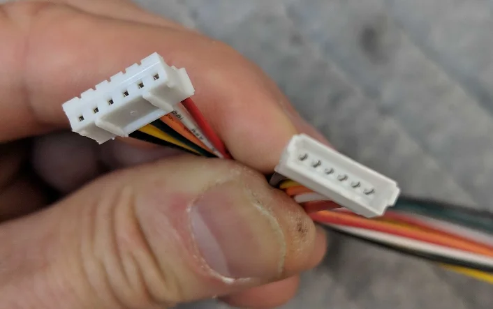 Провода датчика соединительный кабель 6 контактов для электрического