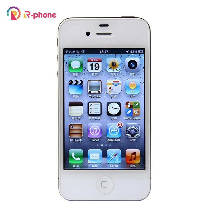 Оригинальный Apple iPhone 4S 64 Гб б/у мобильные телефоны 3 5 &quot3G Смарт мобильный