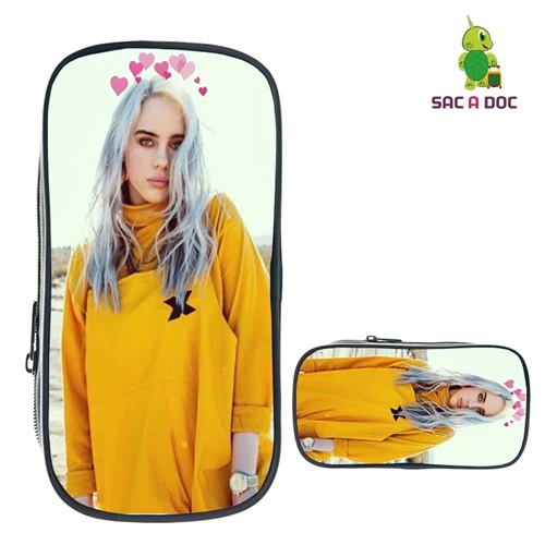 Армейский зеленый Billie Eilish рюкзаки сумка школьные ранцы для мальчиков девочек дорожные сумки подростковый рюкзак для ноутбука модный нейлоновый Mochila Bolsa Escolar - Цвет: Армейский зеленый
