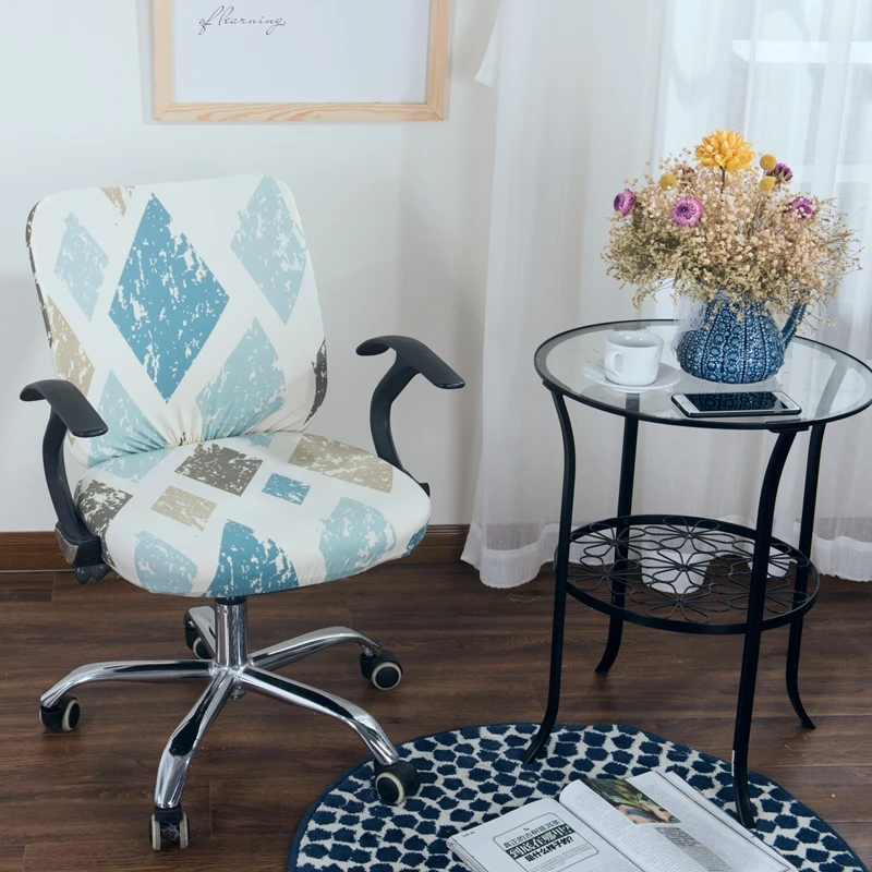 2 шт. универсальные эластичные чехлы на кресла из спандекса Сплит чехол стул +