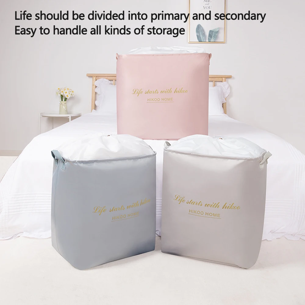 Сатиновая складная сумка для хранения одежды Пыленепроницаемая и влагостойкая