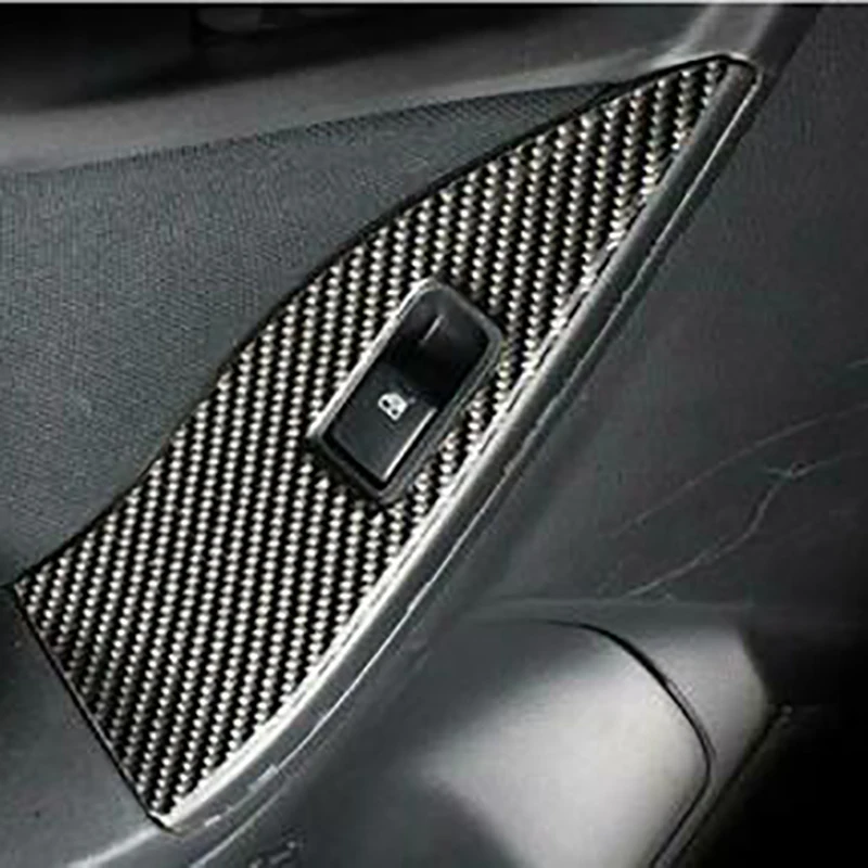 Для Subaru Forester 2013 2018 Автомобильная кнопка переключателя из настоящего углеродного