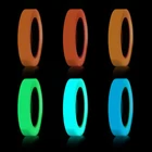 В темное время суток Стикеры ленты блестящие светящиеся ночью самоклеящаяся свечение Предупреждение лента Безопасность украшения дома стикер ленты Стикеры