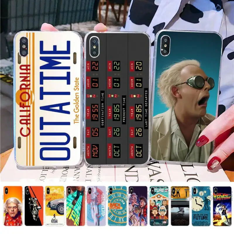 

Yinuoda Back to the Future Movie Phone Case for iPhone 11 12 13 mini pro XS MAX 8 7 6 6S Plus X 5S SE 2020 XR case