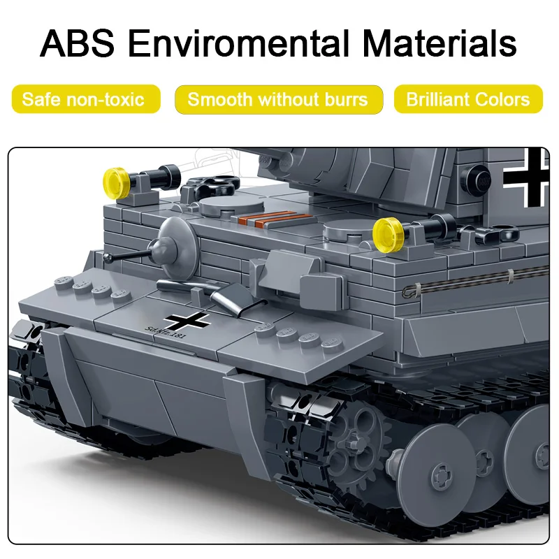 1010 шт. Детский конструктор тяжелый Тигр | Игрушки и хобби