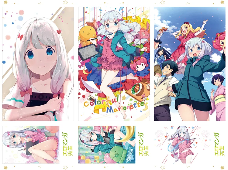 

Eromangasensei Postcard Post Cards LOMO Card Sticker Artbook Gift Book Set Kids Toys 5422