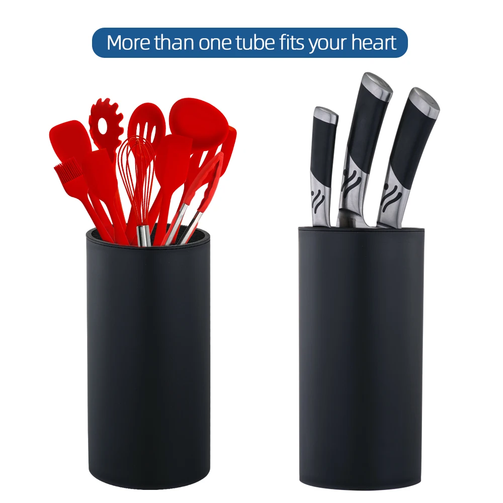 Многофункциональный держатель для ножей пластиковый блок кухонный нож