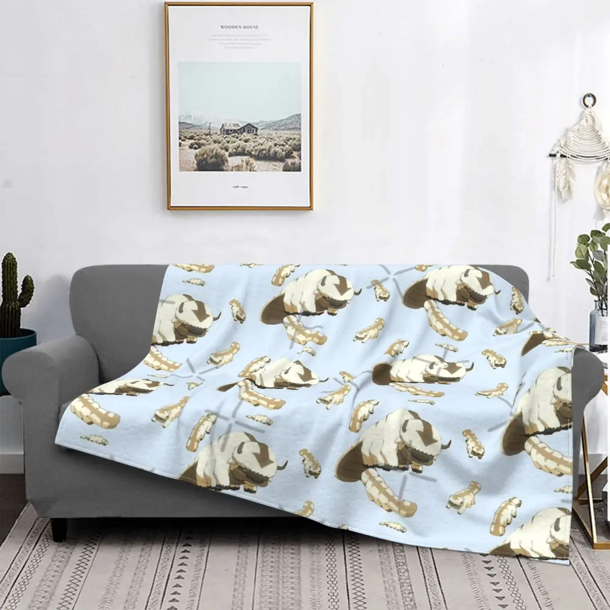 

Appa And Baby Sky Bisons Blanket Bedspread Bed Plaid Blankets Baby Blanket Throw Blanket Winter Bed Covers