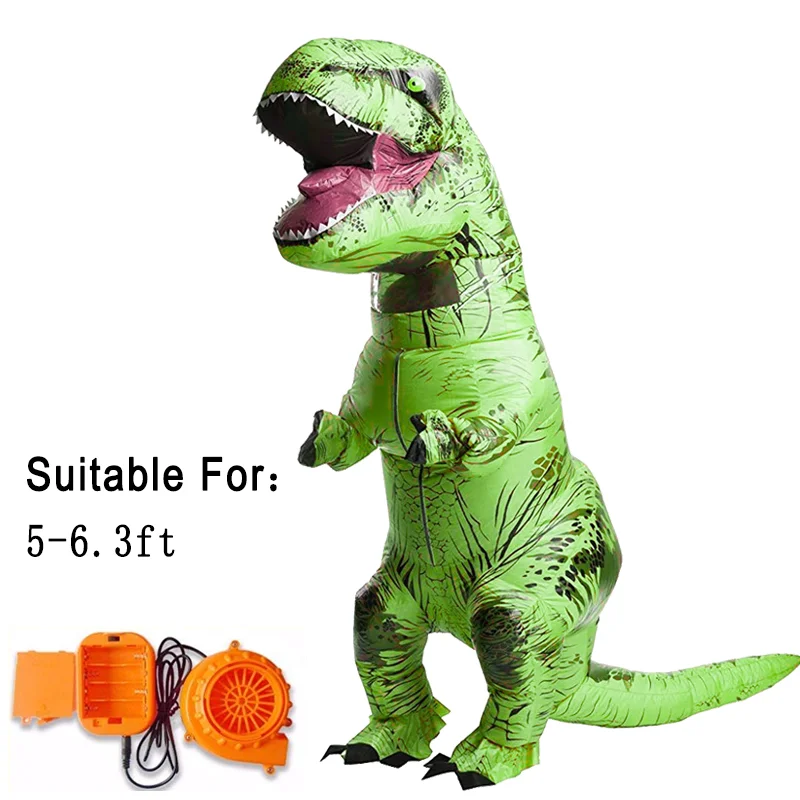 Популярный надувной костюм динозавра для взрослых аниме вечеринки косплея