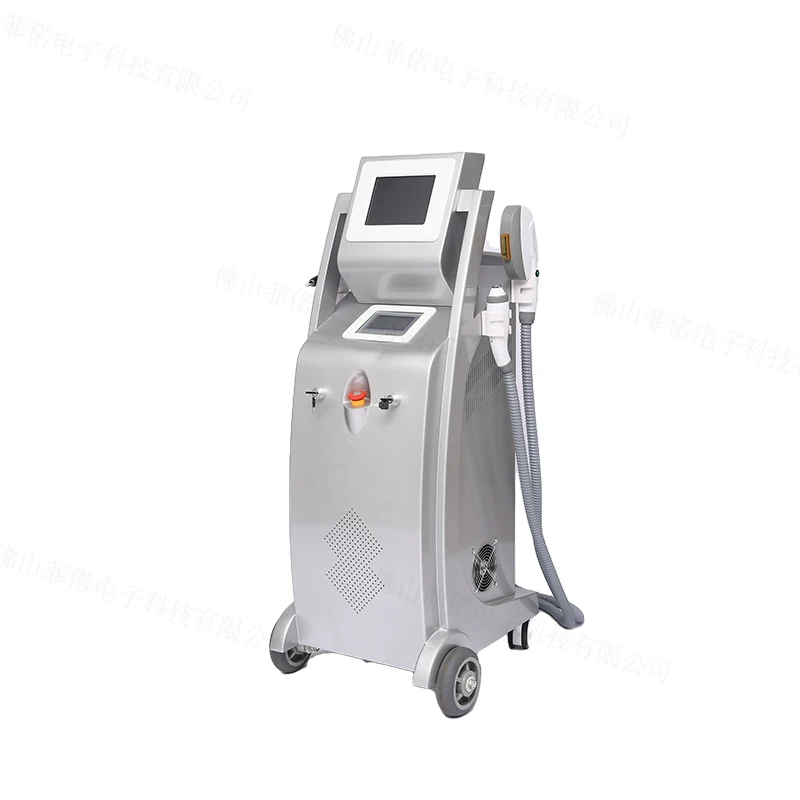 

Factory Price IPL SHR / RF / Elight / ND Yag Laser for Black Carbon Wrist Skin Peeling Hair Removal and Tattoo Removal Machine
