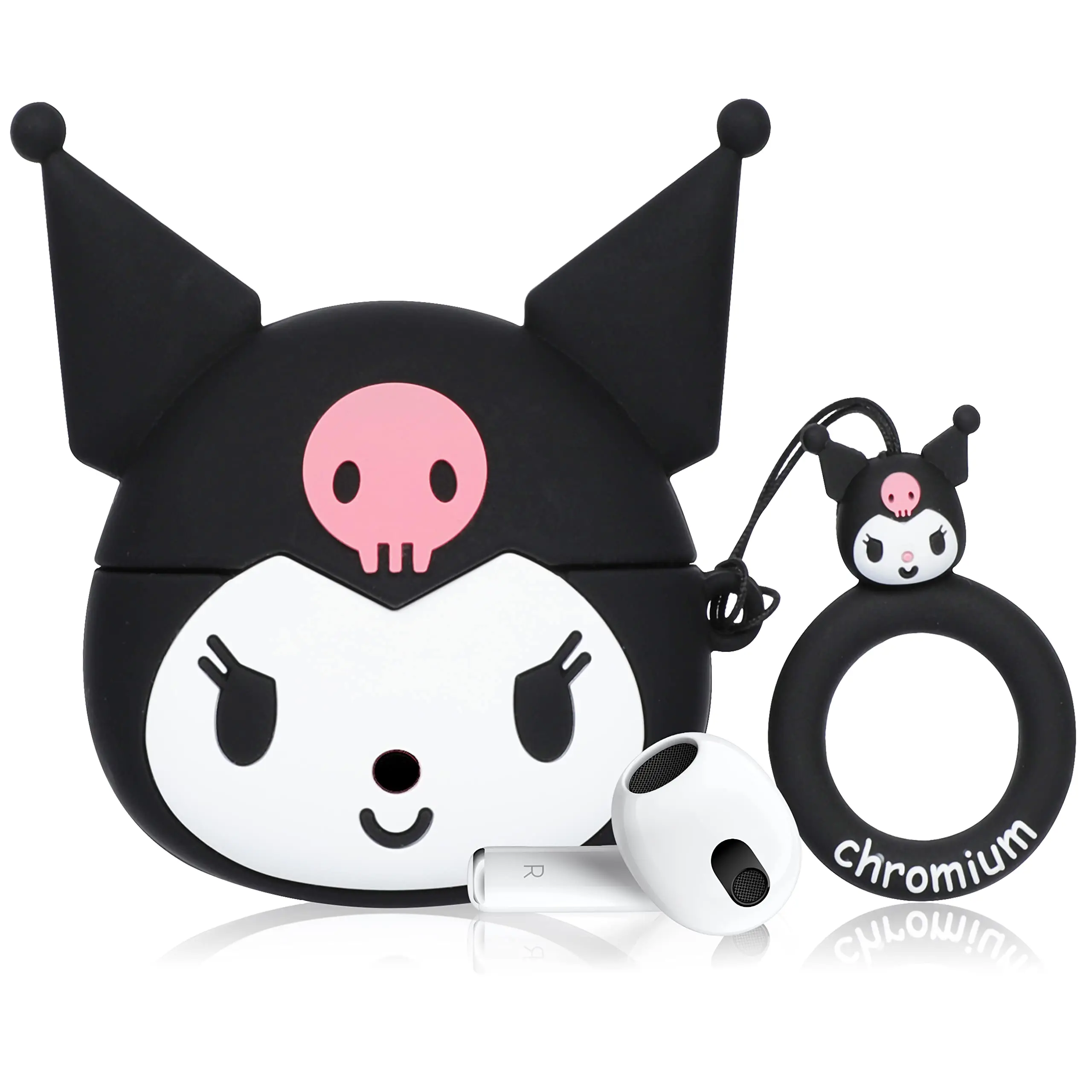 

2021 New AirPods3 Cover Case Cartoon Ku romi Pattern Silicone Case Earphones Case For Apple AirPods 3