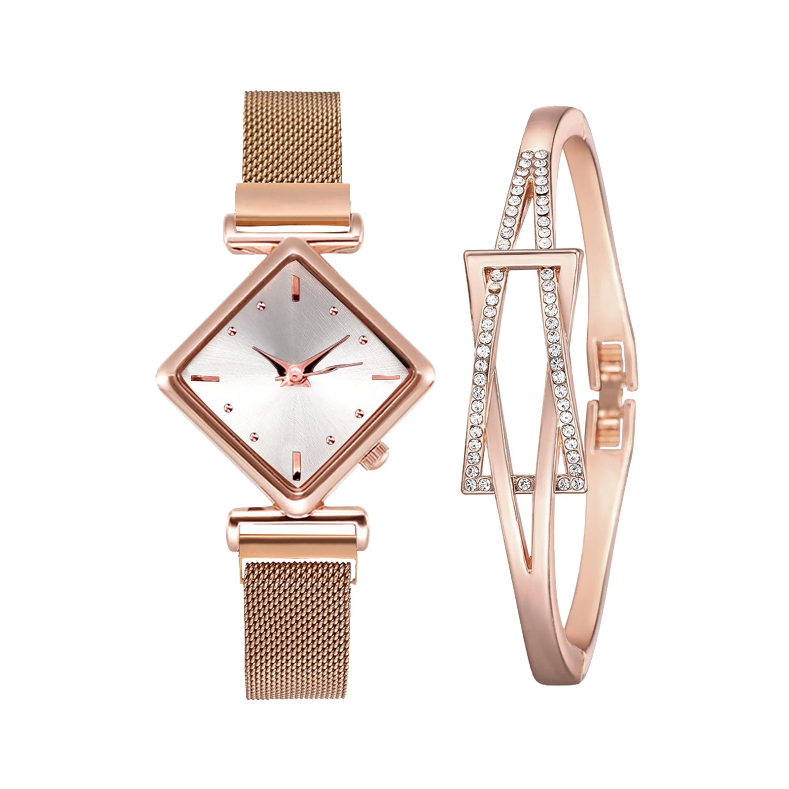 

Часы женские кварцевые со стразами, роскошный Звездный браслет в комплекте, повседневные наручные, с кожаным ремешком