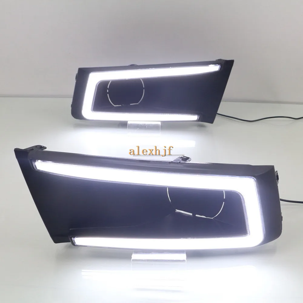 July King LED Guide Light Daytime Running Case for Suzuki Vitara Brezza 2015-2019 DRL With Yellow Turn Signals | Автомобили и