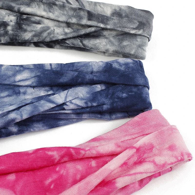 Повязка для волос ярких цветов девушек тюрбан Женская повязка бант эластичный