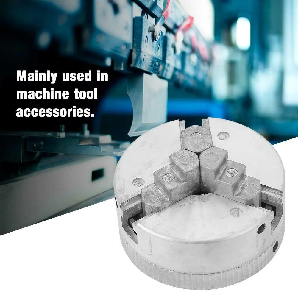 Токарный патрон из цинкового сплава 3 кулачка Реверсивный Самоцентрирующийся