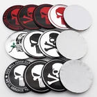 4 шт. 56 мм 65 мм, автомобильная наклейка в виде черепа, Центр колеса, наклейка, обод, креативные значки, Чехлы, декоративные наклейки, аксессуары