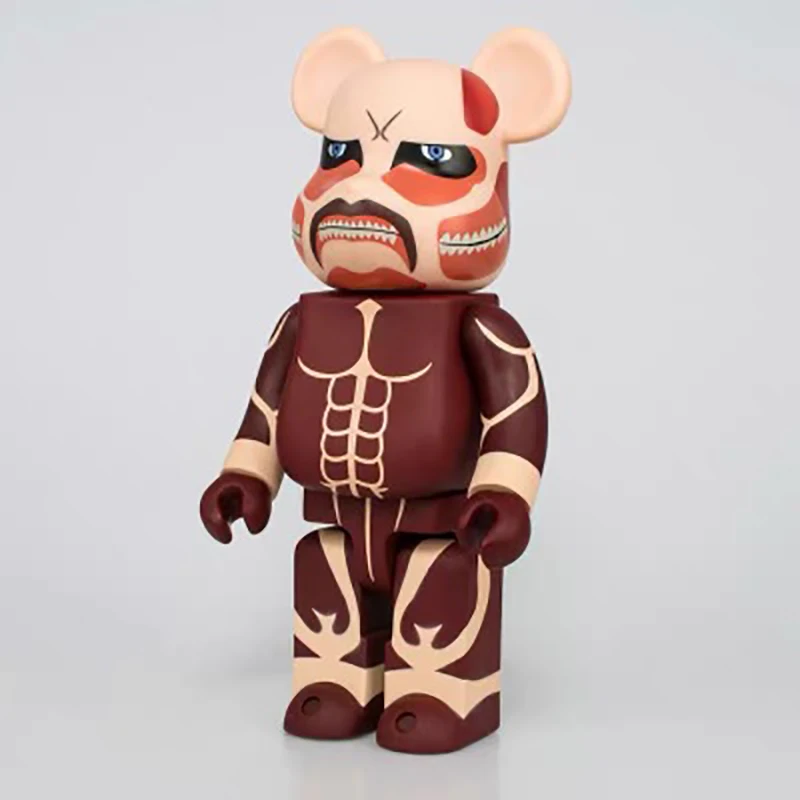

Bearbricklys 70cm 1000% Bear&bricklys Building Blocks Bear Toy Anime Action Figures Pop Kits Paint Dolls Kids Toys