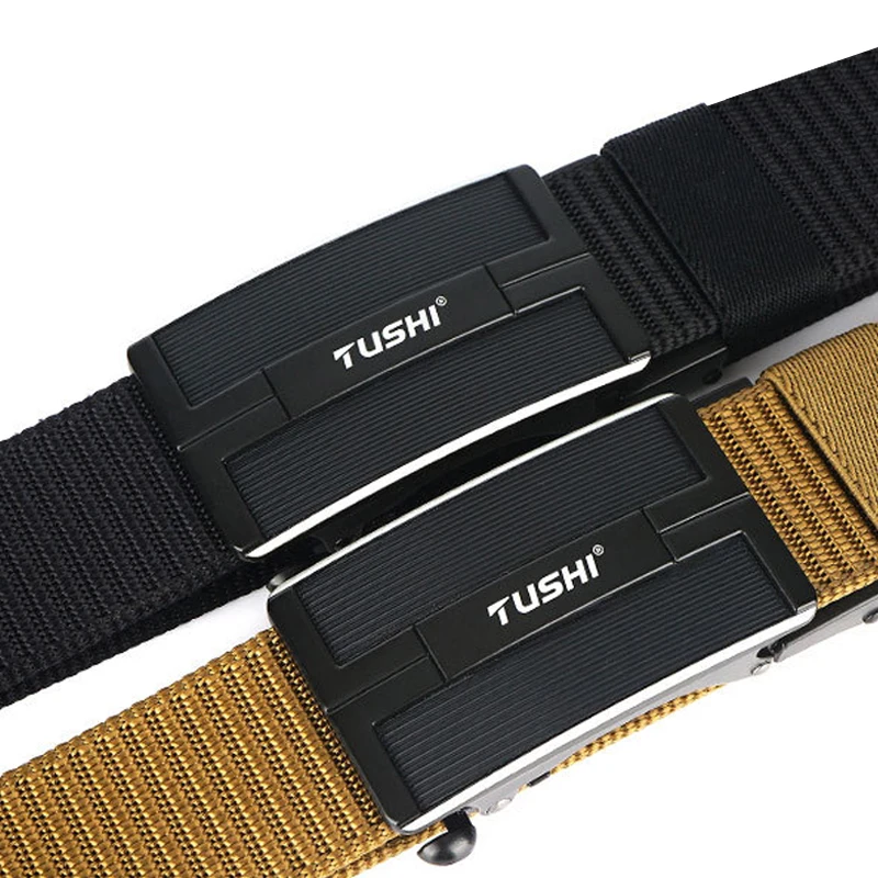 Мужской тканевый ремень MEDYLA нейлоновый военный армейский с металлической