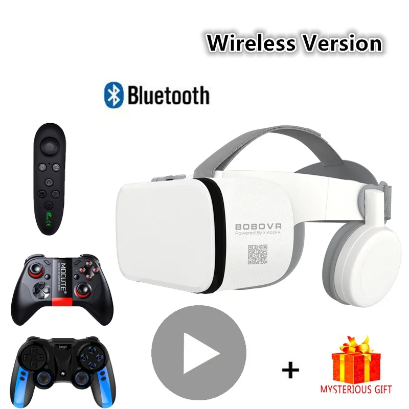 

Шлем виртуальной реальности Z6, VR-очки с поддержкой Bluetooth, для смартфонов