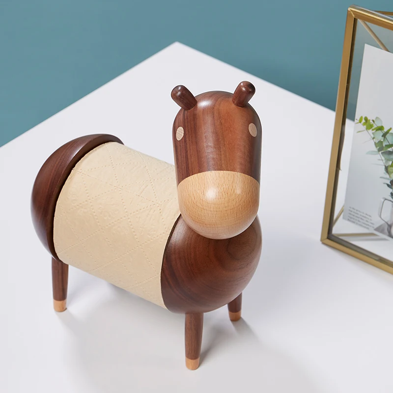 Держатель рулона для домашнего декора деревянный держатель гостиной кухни