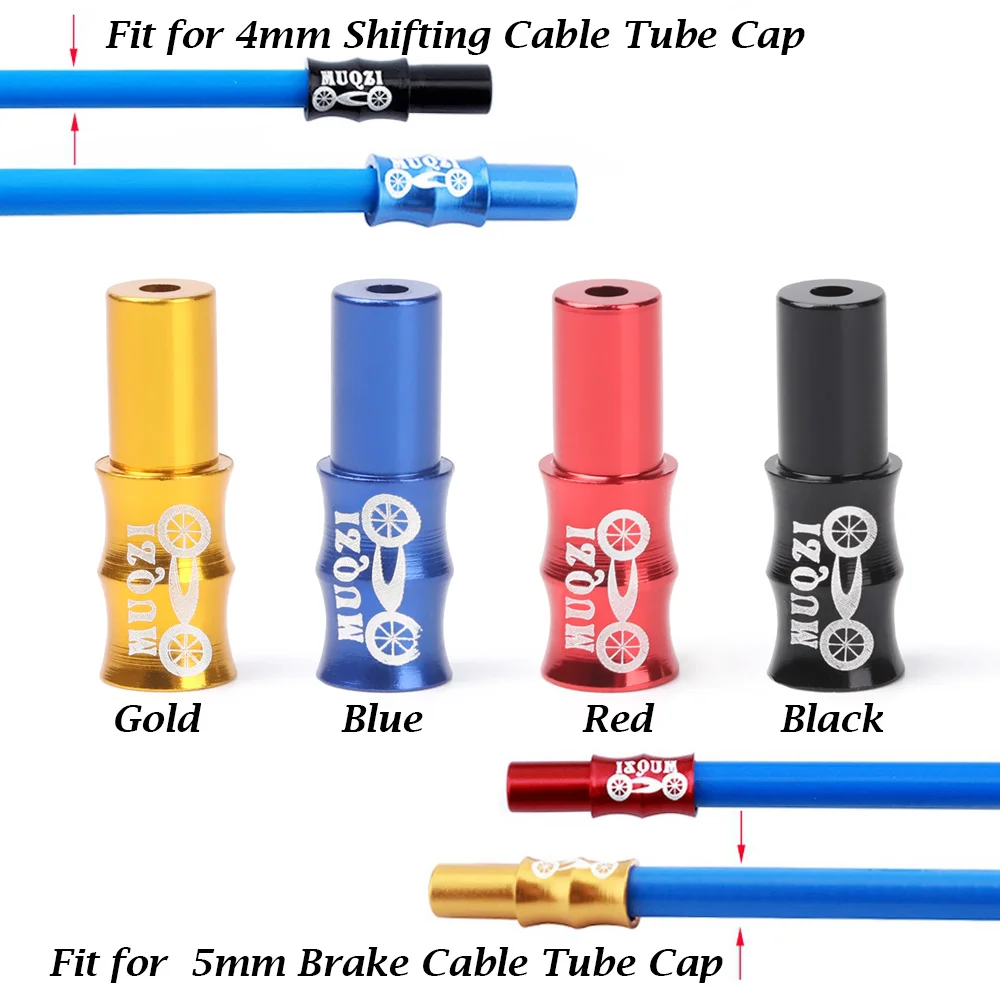 5 шт. высокое качество Алюминий сплав велосипедов кабель трубки Кепки горный