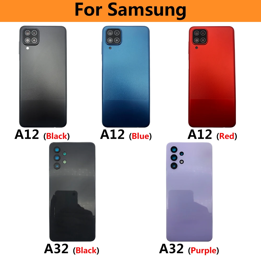 

Задняя крышка батарейного отсека, корпус, корпус с клейким клеем, запасные части для Samsung Galaxy A40 A50 A70 A80