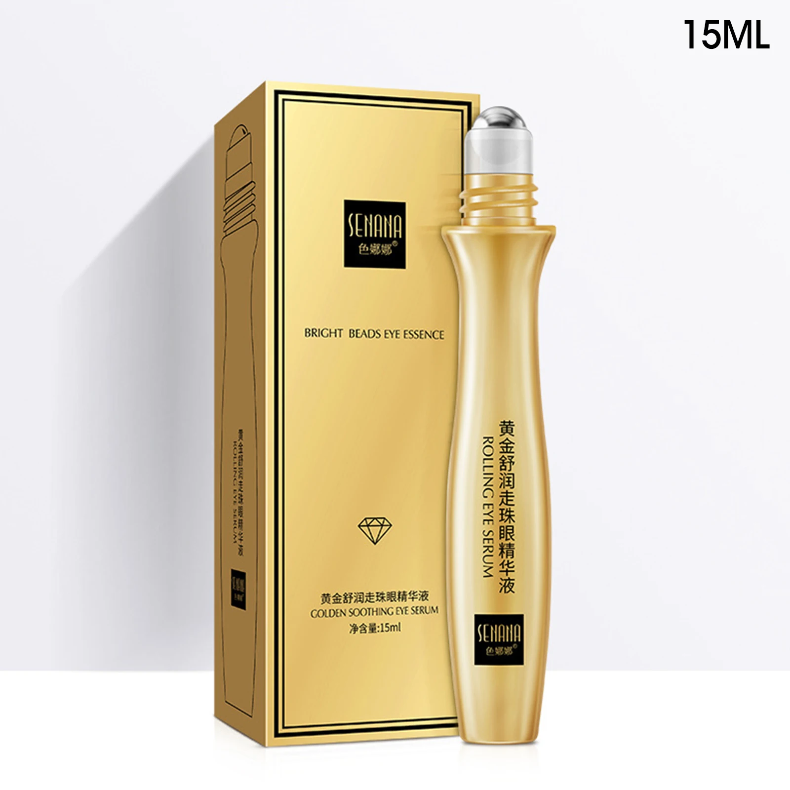 

Whitening Bright Eyes Roll-on Serum Remove Puffiness Dark Circles Eye Fine Lines Anti-Aging Moisturizing Firming Eye Care